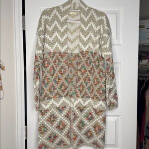 Debut Aztec Midi Cardigan
